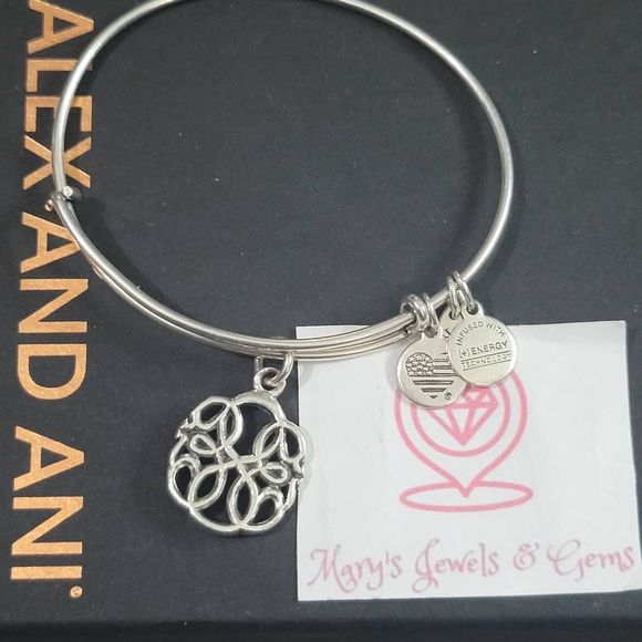 Alex and Ani Path of Life Bangle Bracelet - Picture 1 of 3